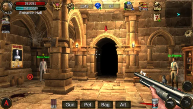تحميل لعبة القتال وإطلاق النار Dungeon Shooter : Dark Temple للأندرويد