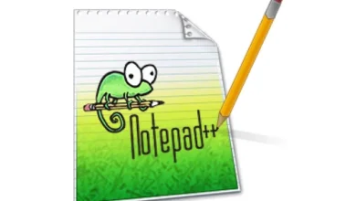 تحميل برنامج تحرير نصوص وأكواد البرمجة المفكرة Notepad++ للويندوز