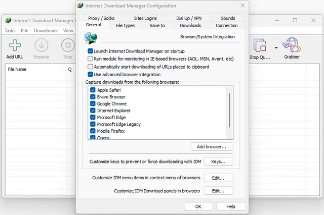 برنامج تسريع التحميل من الإنترنت ونقل الملفات Internet Download Manager للويندوز